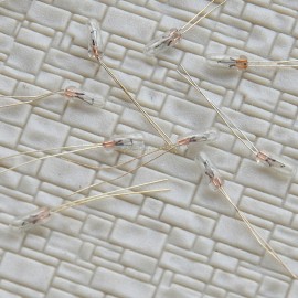 20 x 2.6mm Clear 6.3V 60mA Miniature Bulbs Grain of Wheat Bulbs (WeHonest)